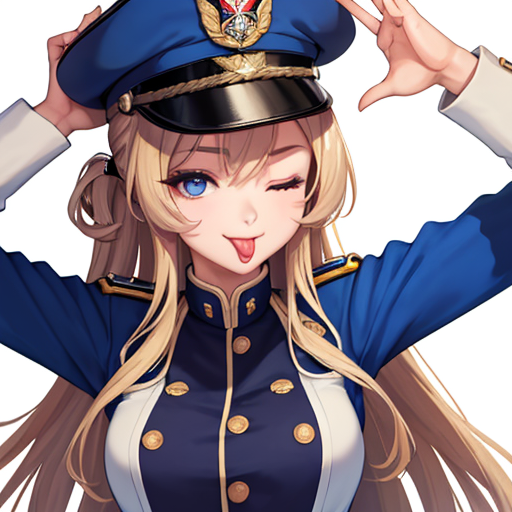 てへぺろって顔をしてこっちを見ている制服のかわいい女の子